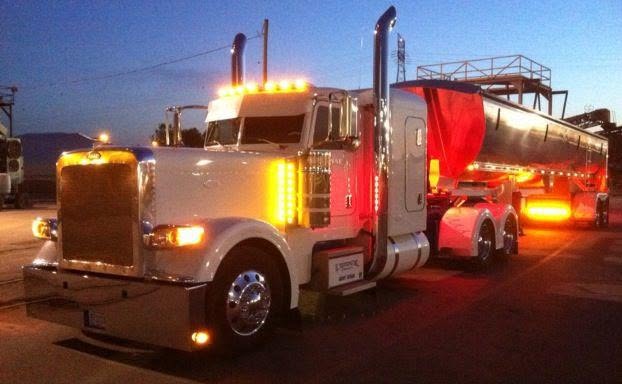 White Hansen sleeper at night