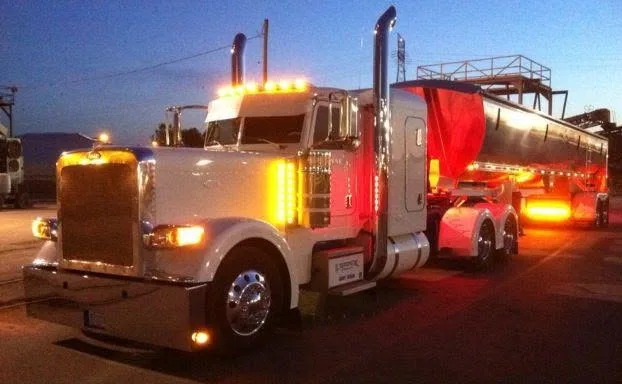 White Hansen sleeper at night
